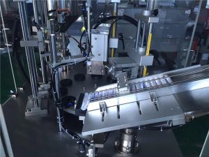 ულტრაბგერითი დალუქვის კოსმეტიკური მილის შევსების მანქანა