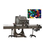 500ml მრგვალი ბოთლის შემავსებელი მანქანა ქუდის დალუქვით და ვარსკვლავის ბორბლით გაშვებით